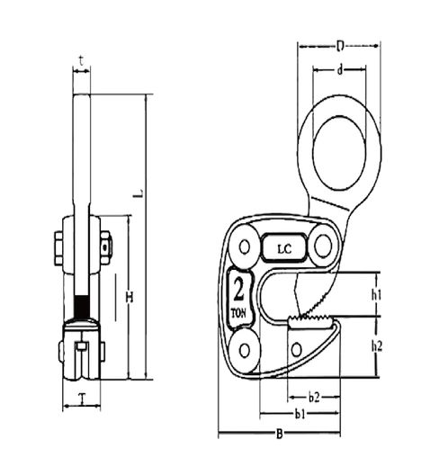 TOYO Αρπάγη LC type