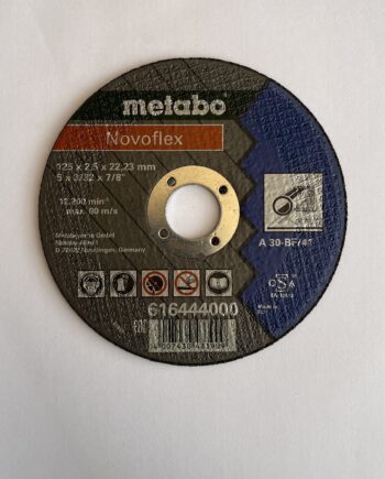 Δίσκος κοπής Metabo Novoflex 125 x 2,5mm