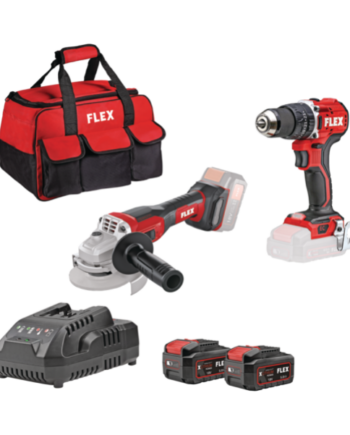 ΣΕΤ FLEX 18V – ΚΡΟΥΣΤΙΚΟ ΔΡΑΠΑΝΟΚΑΤΣΑΒΙΔΟ & ΓΩΝΙΑΚΟΣ ΤΡΟΧΟΣ ΜΠΑΤΑΡΙΑΣ