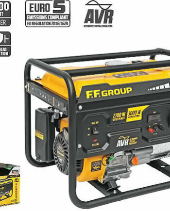 FFG GPG 3000 Plus Γεννήτρια Βενζίνης Τετράχρονη με Χειροκίνητη Μίζα και Μέγιστη Ισχύ 3kVA