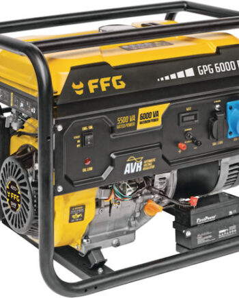 FFG GPG 6000E Plus Γεννήτρια Βενζίνης Τετράχρονη με Χειροκίνητη - Ηλεκτρική Μίζα και Μέγιστη Ισχύ 6kVA