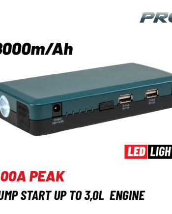 BORMANN Pro BBC8010 Εκκινητής & PowerBank 8000Mah/400Α