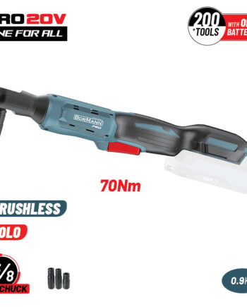 BORMANN Pro BBP5423 Ηλεκτρική Καστάνια Μπαταρίας 20V,Li-Ion,70Nm,0-320rpm,3/8",SOLO
