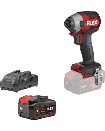 Flex ID 1/4" 18.0-EC HD C Παλμικό Κατσαβίδι Μπαταρίας Brushless 18V 1x5Ah