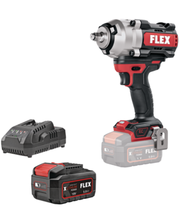 FLEX ΜΠΟΥΛΟΝΟΚΛΕΙΔΟ ΜΠΑΤΑΡΙΑΣ IW 1/2″ 1500 18-EC C 1x5Ah